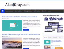 Tablet Screenshot of alanjgray.com